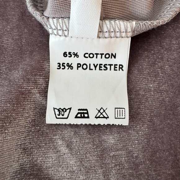 Umgee GRAY Silver Pewter 3X Velvet Smocked Ruching Blouse - Picture 11 of 12